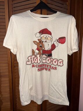 Rudolph and Santa shirt.